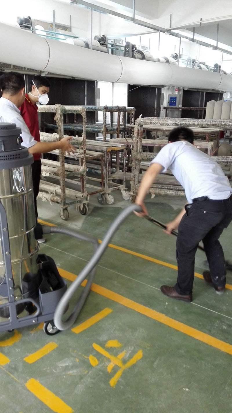 PM3E使用于某衛浴生產(chǎn)廠(chǎng)家清潔作業(yè)